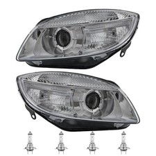 Scheinwerfer Set H7 für Skoda Fabia II Combi Roomster Praktik inklusive Lampen