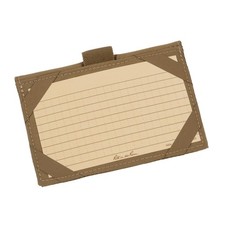Rite in the Rain Weatherproof Index Card Wallet: Tan CORDURA  Fabric Cover,
