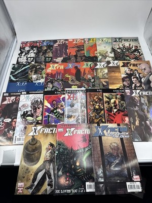 X-Factor (2006) Lot of 25 #1-3 5-13 17 20-21 24-29 34 & Quick Marvel Comics