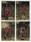 1998 Upper Deck Michael Jordan MVP Jumbo Gol Foil 7 Card Lot (BPZ)
