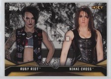 2017 Topps WWE Women's Division Rivalries Ruby Riott Riot Nikki Cross #RV-19 jg3
