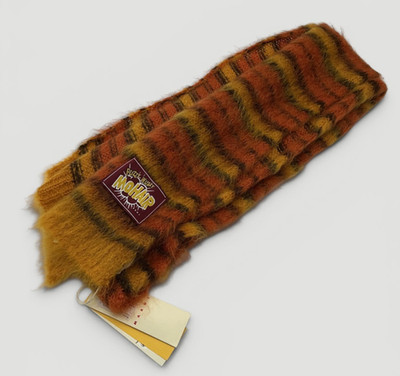 Marni Lobster Size Small Orange Iconic Brushed Stripes Hat-Scarf NWT