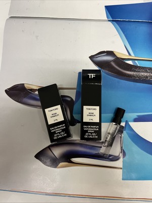 2x Tom Ford Rose D'amalfi Eau De Parfum Sample Spray Vial 2ml /0.07 oz .07 EDP