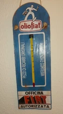 Termometro parete recente in stile 60 vintage fiat oliofiat garage olio officina