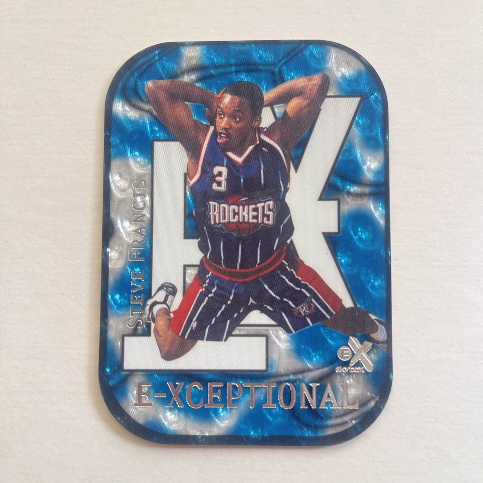 1999-00 skybox E-X E-xceptional Steve Francis Blue 13/15 111/250