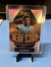 2025 Panini Select Elevate Tre Harris Neon Icons Prizm