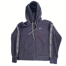 Under Armour Hoodie Women's XS Purple Full-Zip Fleece Lined Workout Sweatshirt