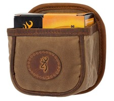 Porte-coquilles Browning Santa Fe coton marron avec clip métal - 121040084