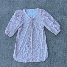 Steele Mini Dress Size L Pink Polkadot