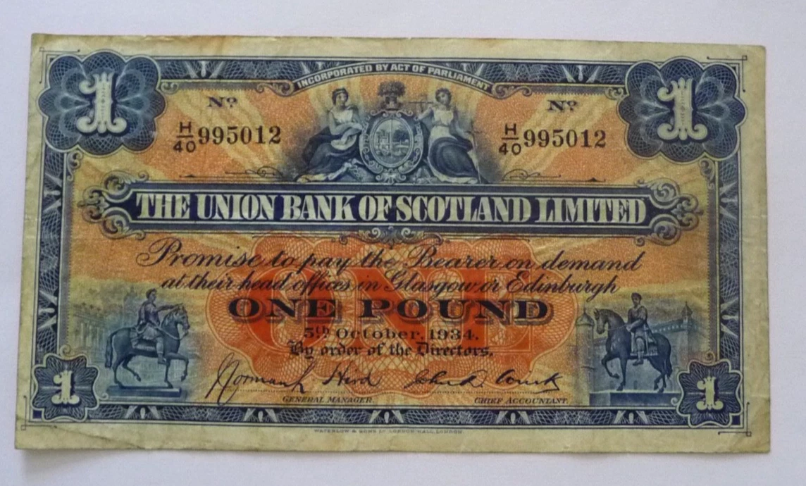 1934 年英国纸币| eBay