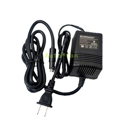 1 Pc. New For BEHRINGER Mixer UB502 802 1002 1202 External Power Adapter 3-Pin