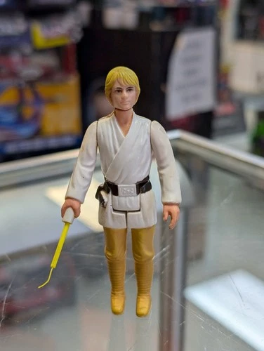 Luke Skywalker Farmboy Complete Intact Lightsaber | No Repro Vintage Kenner 1977