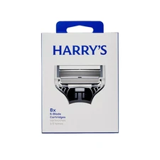 Harry's 5-Blade Men's Razor Blade Refills 8 Cartridges Compatible All Harry's Ra
