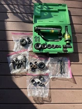 Greenlee 767 Knock Out Set Hydraulic Ram Conduit BONUS ITEMS 🇺🇸free Ship