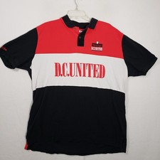 Mitchell & Ness DC United Retro Soccer Polo M...