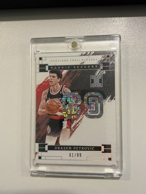2023-24 Panini Impeccable Rookie Seasons Drazen Petrovic Blazers /89