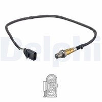Lambdasonde Sensor Abgassteuerung Delphi ES21273-12B1 Nach Katalysator FüR VW 7