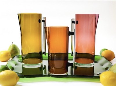 Guzzini Pitchers 1960s Italian Modern Acrylic Set of 3 Rare