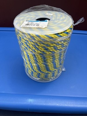 Ideal Pro-Pull Rope Spool 31-839 Yellow/Blue Sheath Color Pulling Rope