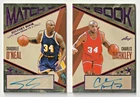 Shaquille O'Neal Charles Barkley Autograph Auto #3/7 Los Angeles Lakers 76ers