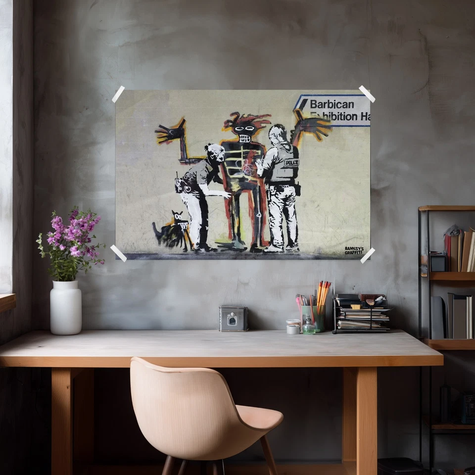 Banksy's Graffiti | Barbican Man 24x36" (Horizontal) Art Print | Limited Edition - Image 2 of 4