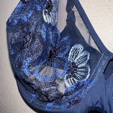 Sujetador Triangular Algodón Azul CHARMING | Sujetadores De Mujer
