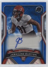 2024 Topps Resurgence Blue Surge Refractor 71/99 Jermaine Burton Auto 1m80