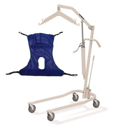 Invacare Hydraulic Patient Lift, Lightweight Transfer Chair w/450 lb Capacity