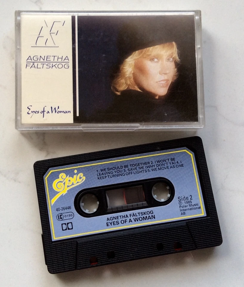 Abba AGNETHA FALTSKOG 1985 Eyes of a Woman EPIC *Rare UK Cassette *Like New! - Image 3 of 4