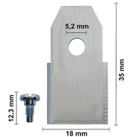 30 Piece Replacement Knife Blades Set for Husqvarna Automower 430X NERA, Automow...