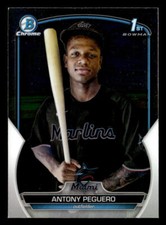 2023 Bowman #BCP-62 Antony Peguero Chrome Prospects Card Miami Marlins