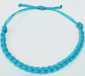 2 LIGHT BLUE Braided Erik's bracelet Lucky String ...