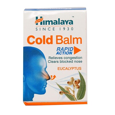 Himalaya Cold Balm - 10G Relieves Nasal Congestion pack of 4 piece free shipping