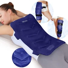 Large Ice Pack for Back Pain Relief Cold Packs for Injuries Shoulder Hip Leg ...