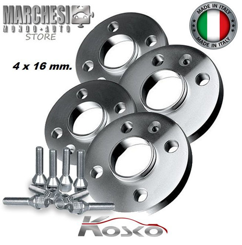 Distanziali Ruota In Alluminio 2 Pezzi | 20 Mm Per Disco (40 Mm Asse) | Per Ford S-Max WA6 (2006-2014) | Con Certificato TÜV E Bulloni