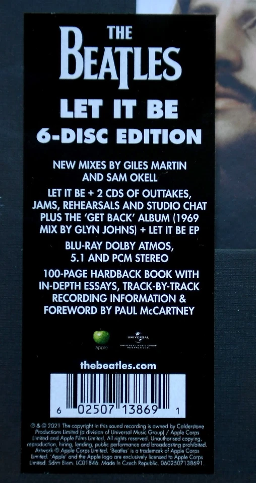 The Beatles – Let It Be - Box Set - Deluxe Edition  5 CD, 1 Blu-ray, Book SEALED - Bild 2 von 4