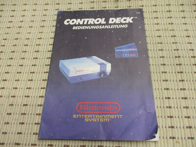 Nintendo NES Konsole Bedienungsanleitung / Anleitung / Control Deck / Booklet *