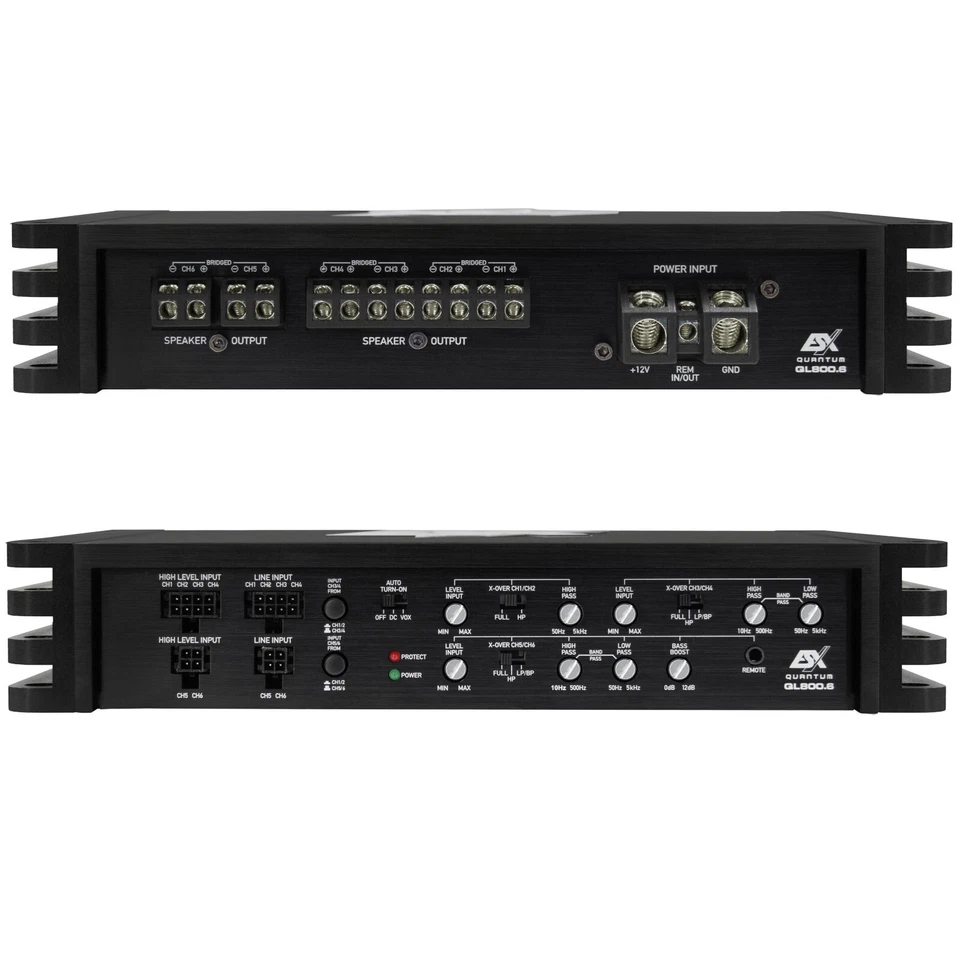 ESX QL-800.6 digitaler 6-Kanal Verstärker 750 Watt RMS Auto Endstufe Quantum - Bild 2 von 2