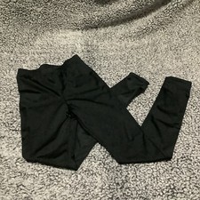 Weissman Designs for Dance Girls Black Leggings Medium Child