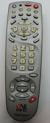 One For All URC-4081 Video Expert 4 Device Universal Remote TV, DVD, VCR CBL/SAT