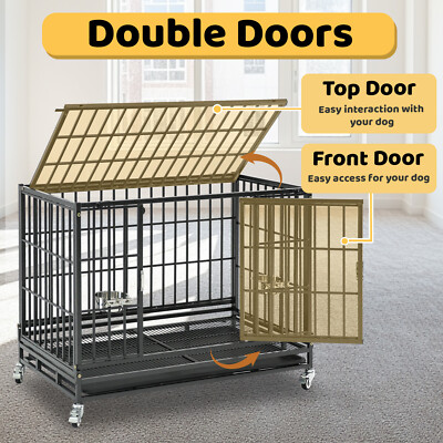 Dog Crate Large Buy Homey Pet 43 Inch Dog Crate Floor Stackable