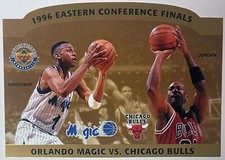 1996 Upper Deck Eastern Conference Final Magic Bulls NBA Basketball Card /5000