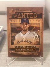 2021 Topps Big League Wanted - George Springer - Toronto Blue Jays