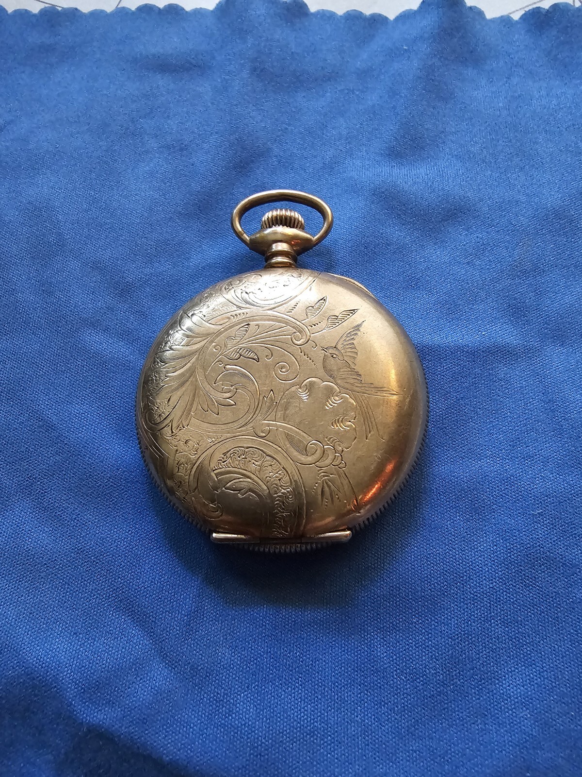 Vintage Elgin Goldtone Pocket Watch Not Working eBay