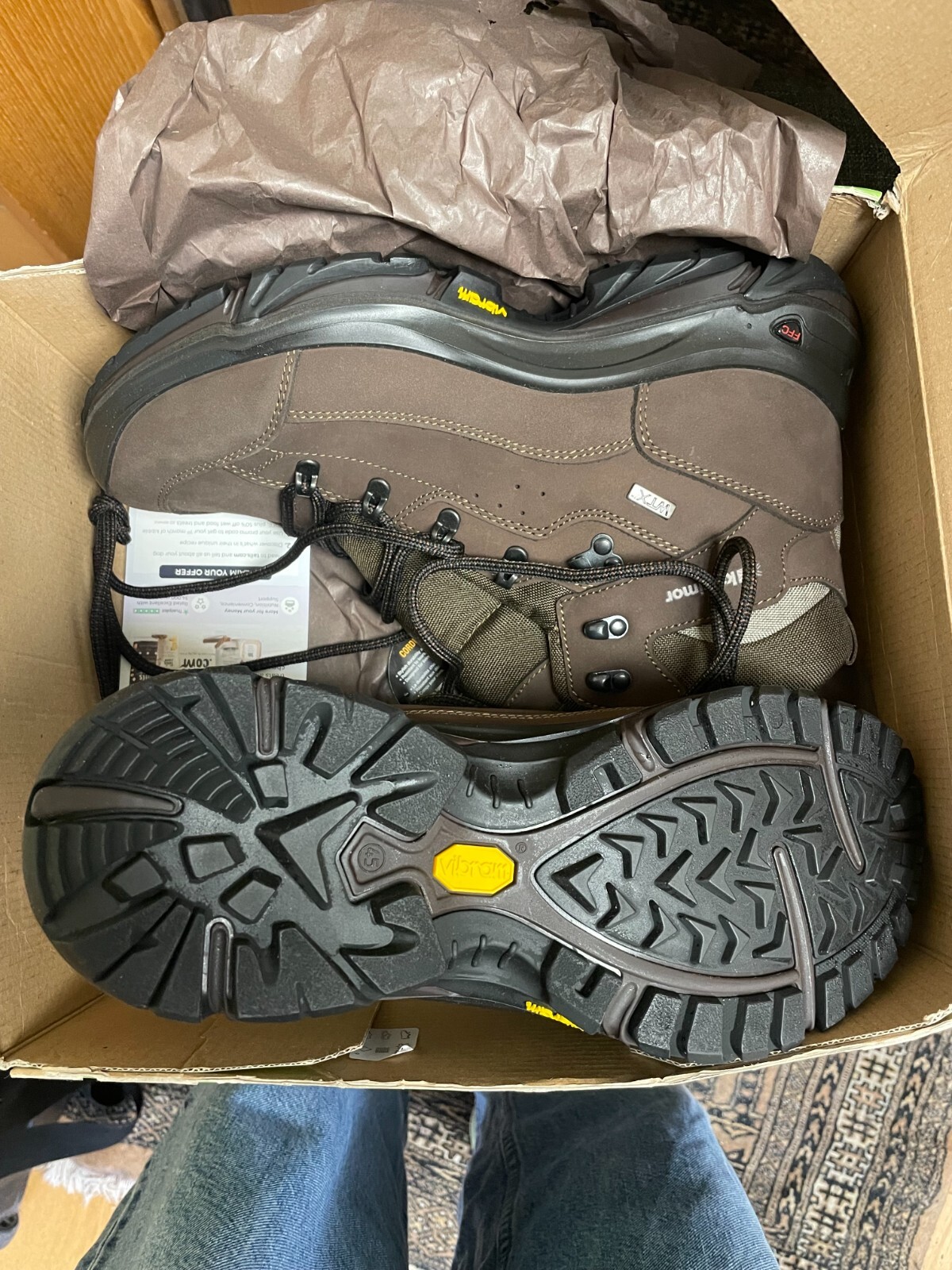 Size UK11 (EU45) Karrimor KSB Brecon High Weathertite walking boots in