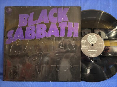 BLACK SABBATH MASTER REALITY 6360050. ORIGINAL GERMANY LP EXC