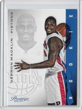 2012-13 Panini Prestige Basketball Vernon Macklin Rookie #164 Detroit Pistons RC