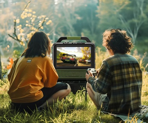 Monster Vmay Portable Bluetooth speaker with 15.6” integrated LCD TV 60W Audio - Picture 8 of 10