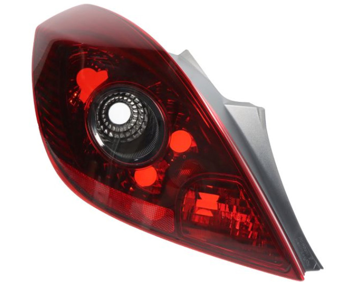 Feu arrière gauche finition fumée pour Opel Corsa D style sport version 3 portes