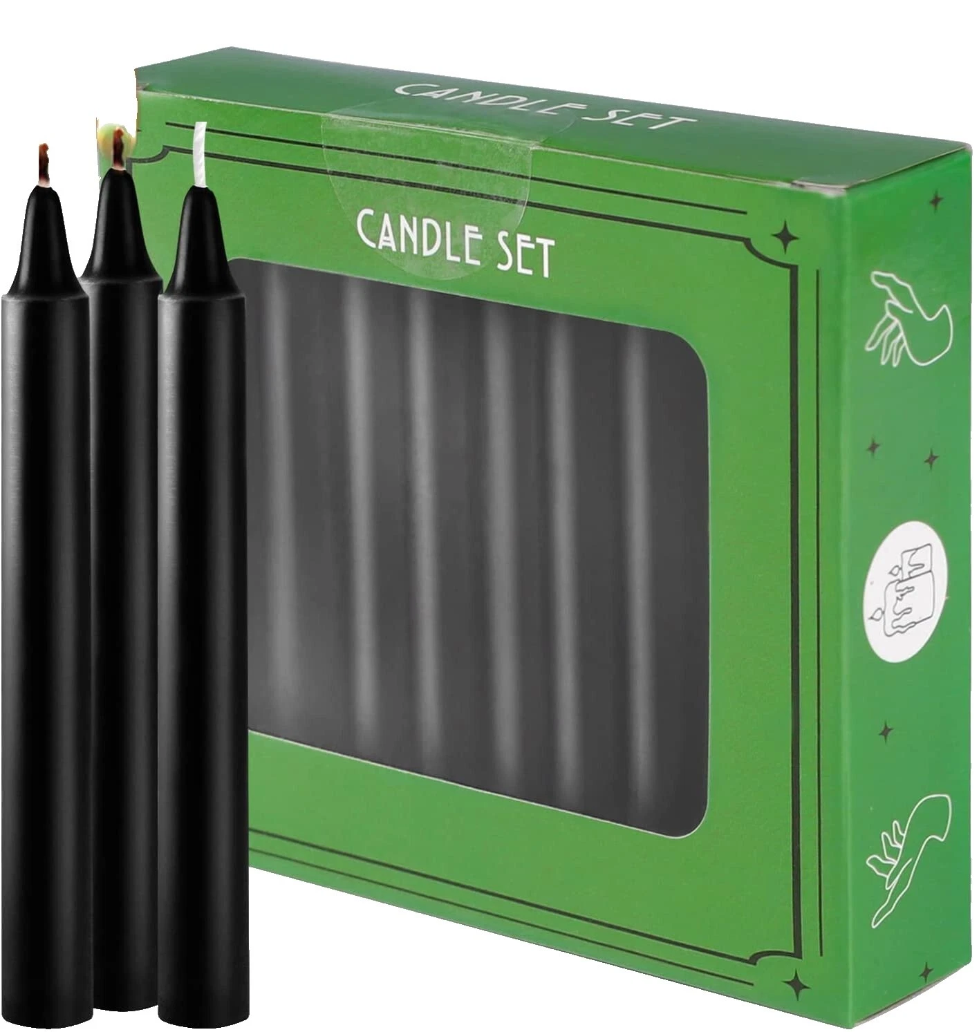 Gel Wax Round Décor Candles